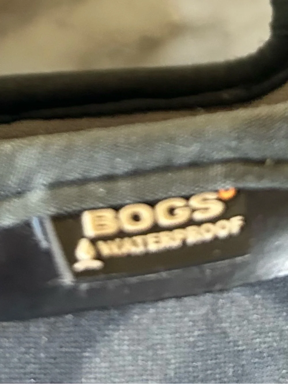 Bogs Kids Black and Gray Waterproof Rain Boots
